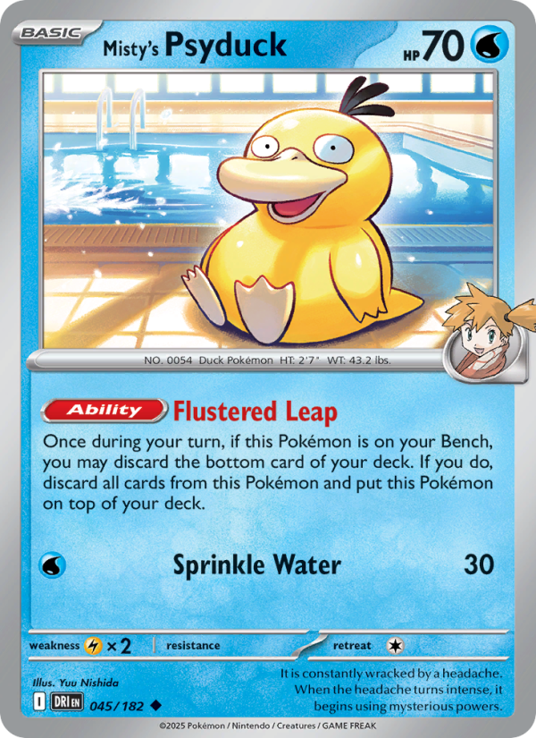 Misty's Psyduck - Pokémon TCG Card