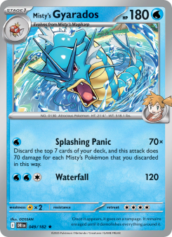 Misty's Gyarados - pokemon TCG Card