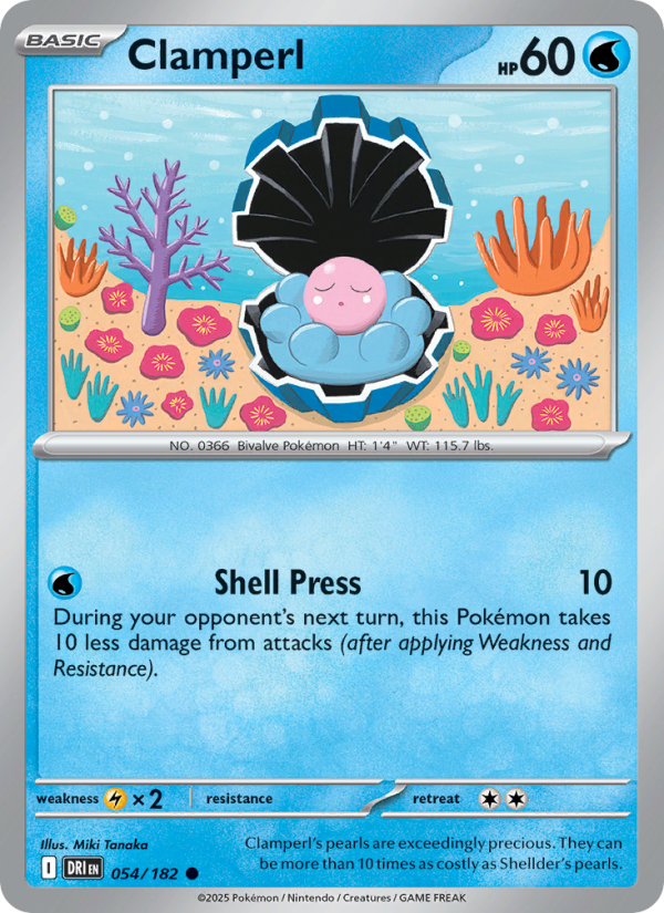 Clamperl - Pokémon TCG Card