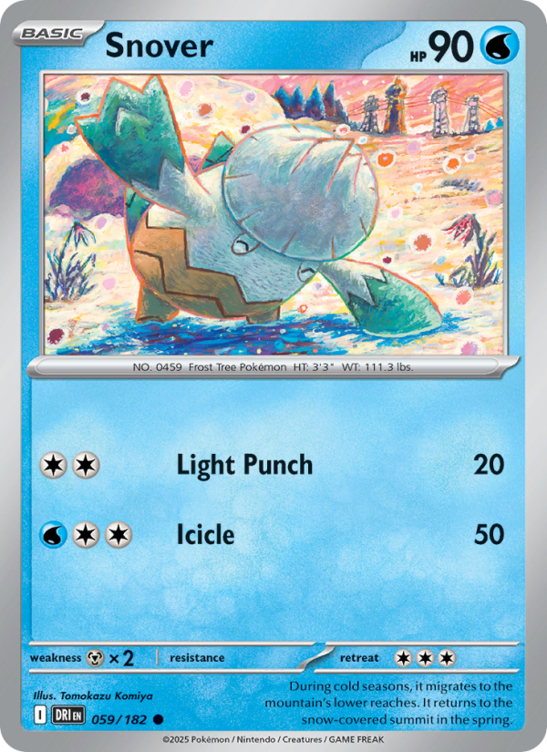 Snover - Pokémon TCG Card