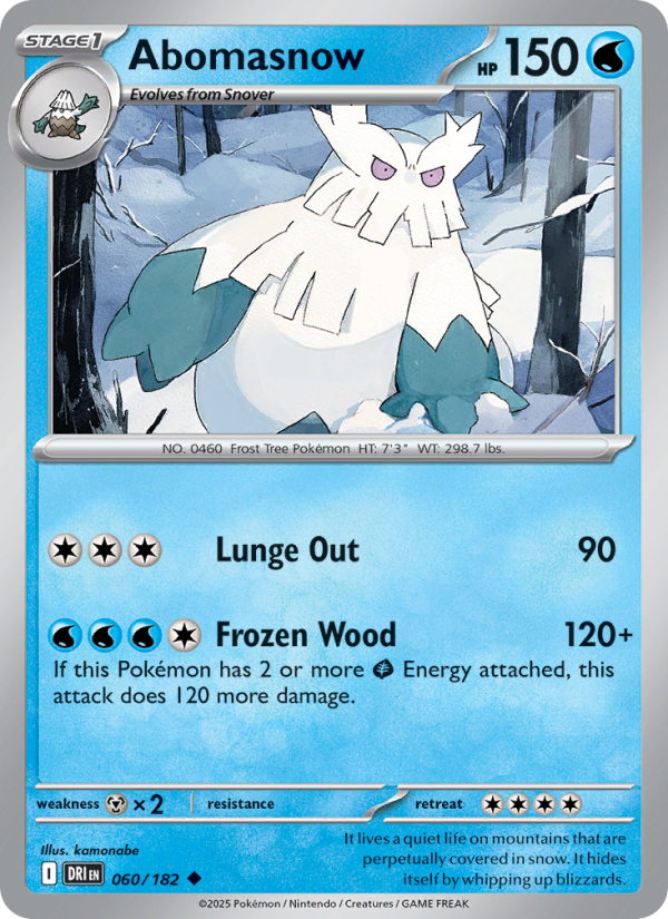 Abomasnow - Pokémon TCG Card