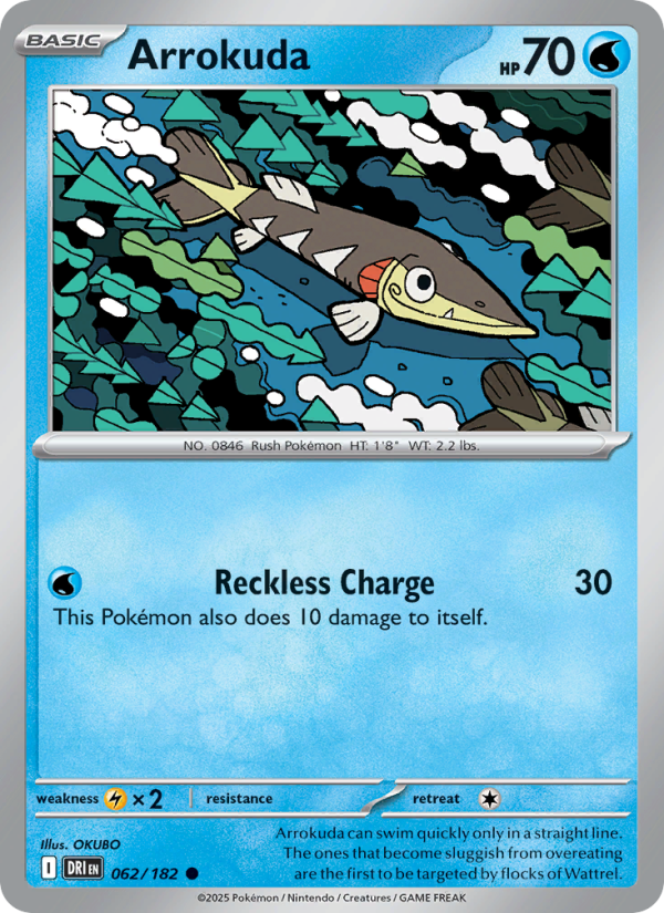 Arrokuda - Pokémon TCG Card
