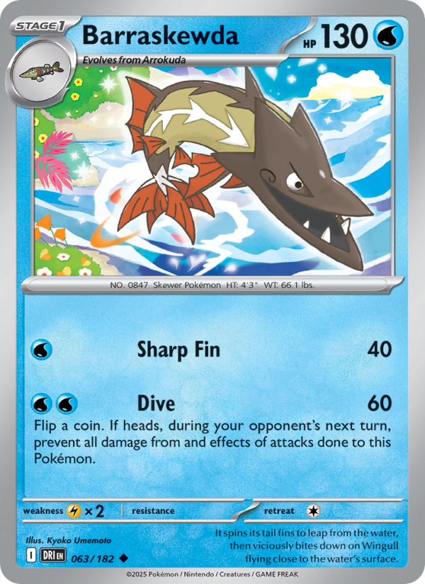Barraskewda - Pokémon TCG Card