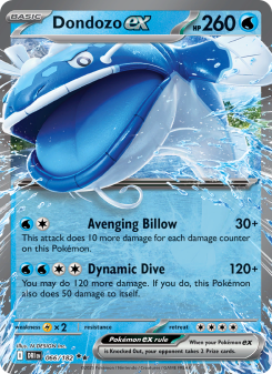 Dondozo ex - pokemon TCG Card