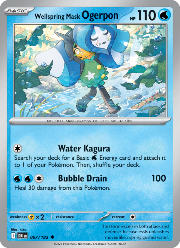 Wellspring Mask Ogerpon - Pokémon TCG Card