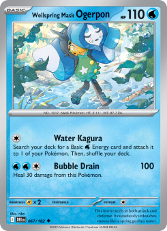 Wellspring Mask Ogerpon - pokemon TCG Card