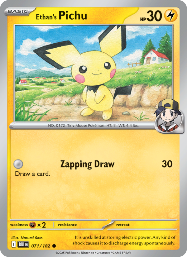 Ethan's Pichu - Pokémon TCG Card