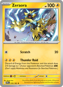 Zeraora - pokemon TCG Card