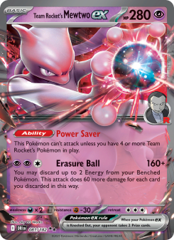 Team Rocket's Mewtwo ex - pokemon TCG Card