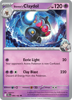 Steven's Claydol - pokemon TCG Card
