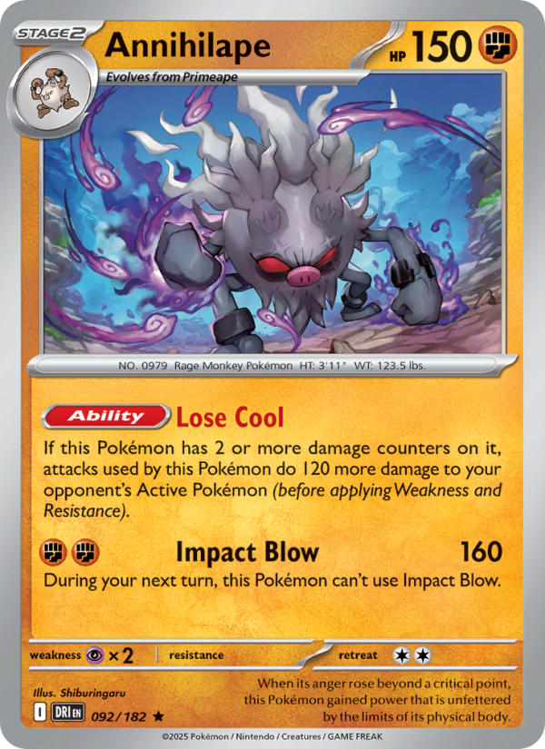 Annihilape - Pokémon TCG Card