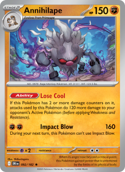 Annihilape - pokemon TCG Card