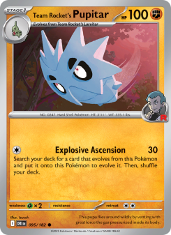 Team Rocket's Pupitar - pokemon TCG Card
