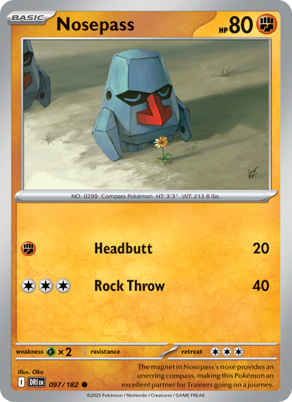Nosepass - Pokémon TCG Card