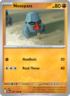 Nosepass - pokemon TCG Card