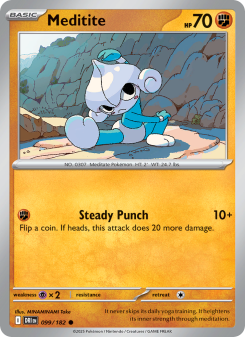 Meditite - pokemon TCG Card