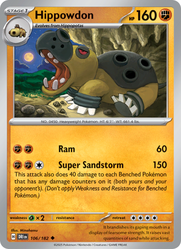 Hippowdon - Pokémon TCG Card