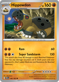 Hippowdon - pokemon TCG Card