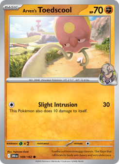 Arven's Toedscool - pokemon TCG Card