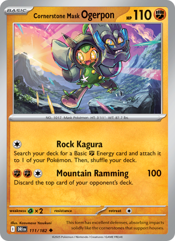 Cornerstone Mask Ogerpon - Pokémon TCG Card