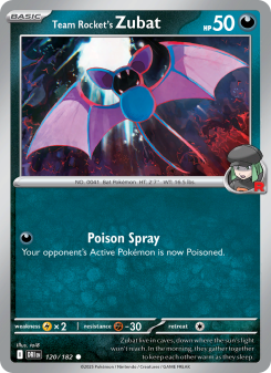 Team Rocket's Zubat - pokemon TCG Card