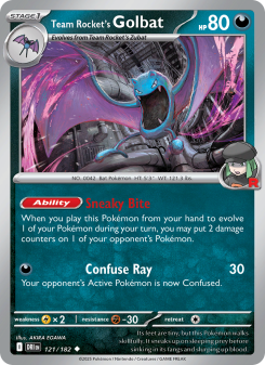 Team Rocket's Golbat - pokemon TCG Card