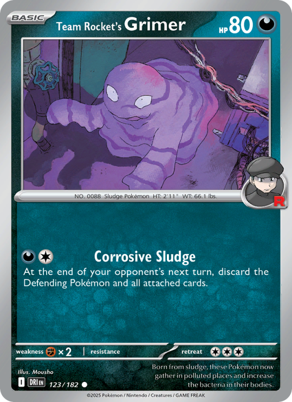 Team Rocket's Grimer - Pokémon TCG Card