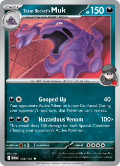 Team Rocket's Muk - pokemon TCG Card