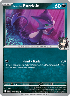 Marnie's Purrloin - pokemon TCG Card