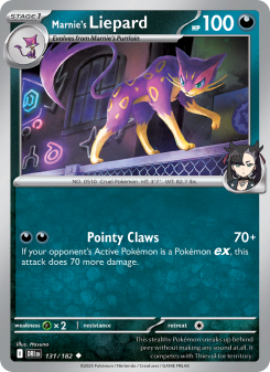 Marnie's Liepard - pokemon TCG Card