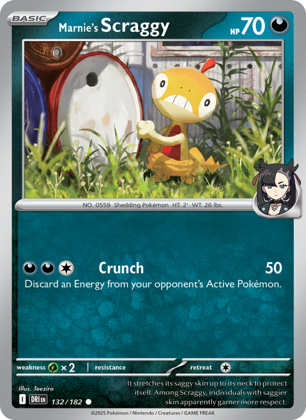 Marnie's Scraggy - Pokémon TCG Card
