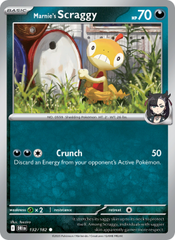 Marnie's Scraggy - pokemon TCG Card