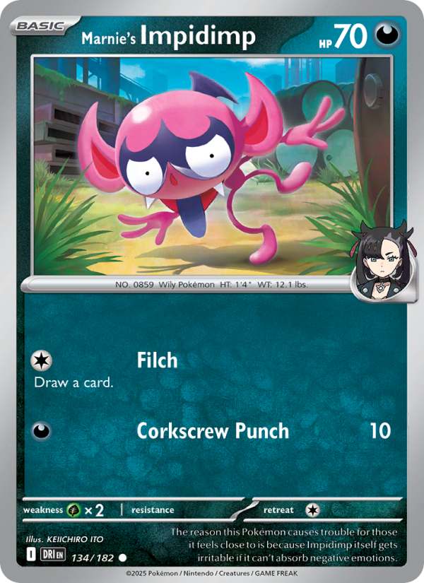 Marnie's Impidimp - Pokémon TCG Card