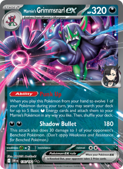 Marnie's Grimmsnarl ex - pokemon TCG Card