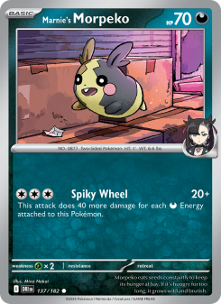 Marnie's Morpeko - pokemon TCG Card