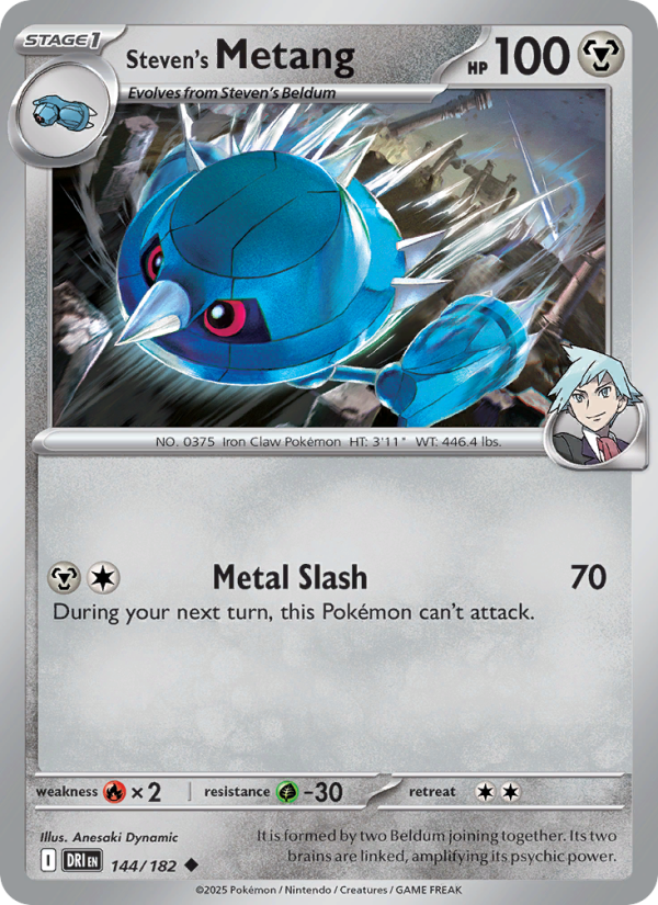 Steven's Metang - Pokémon TCG Card