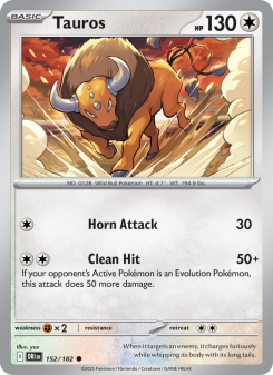 Tauros - pokemon TCG Card