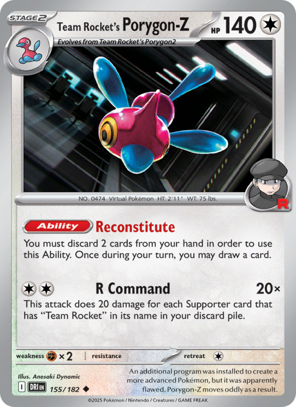 Team Rocket's Porygon-Z - Pokémon TCG Card