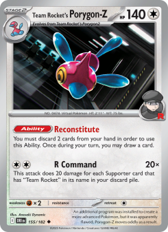 Team Rocket's Porygon-Z - pokemon TCG Card