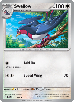 Swellow - pokemon TCG Card