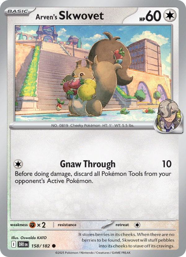 Arven's Skwovet - Pokémon TCG Card