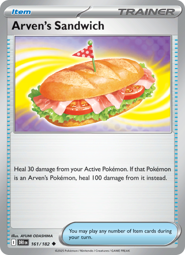 Arven's Sandwich - Pokémon TCG Card