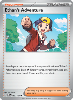 Ethan's Adventure - pokemon TCG Card