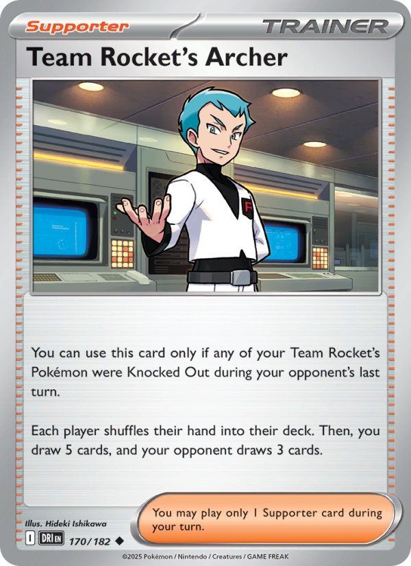 Team Rocket's Archer - Pokémon TCG Card