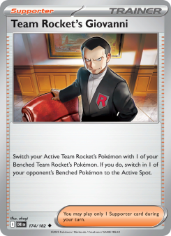 Team Rocket's Giovanni - pokemon TCG Card