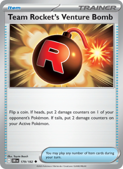 Team Rocket's Venture Bomb - pokemon TCG Card
