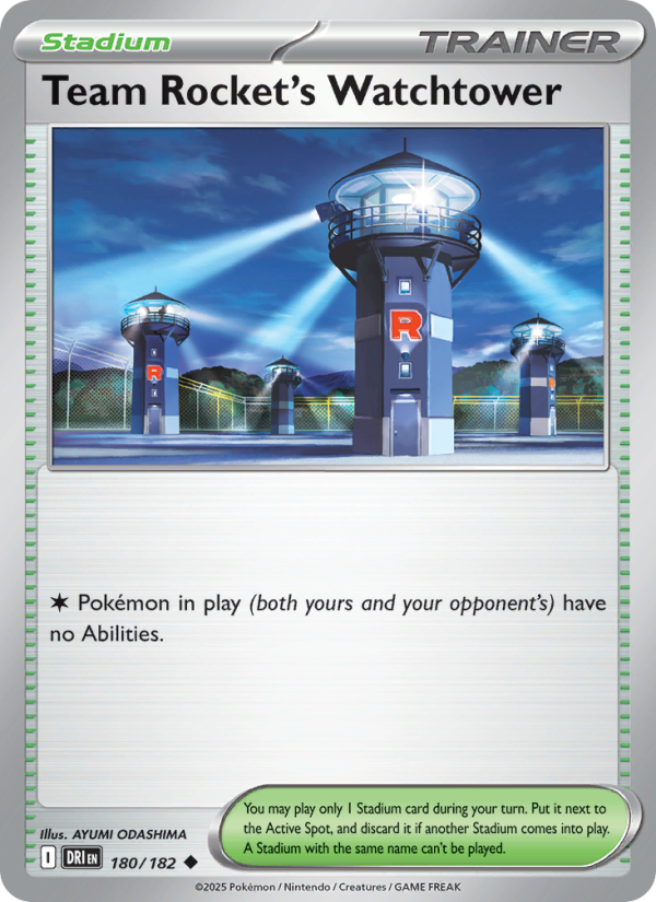 Team Rocket's Watchtower - Pokémon TCG Card