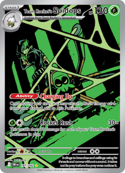 Team Rocket's Spidops - pokemon TCG Card