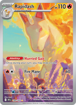 Rapidash - pokemon TCG Card