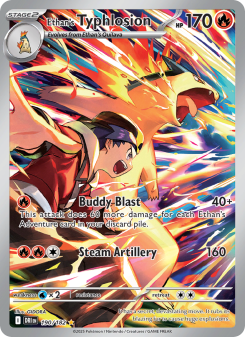 Ethan's Typhlosion - pokemon TCG Card